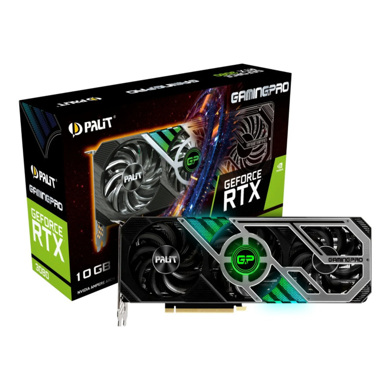 Palit GeForce RTX 3080 Gaming Pro LHR 10GB GDDR6X - كرت الشاشة